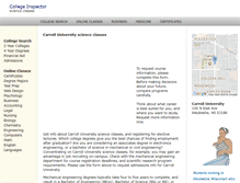 Tablet Screenshot of carrolluniversity.org